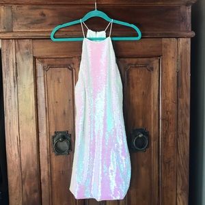 NEVER WORN Medium TOBI sequenced dress